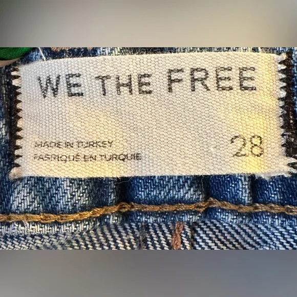 Free People Floral Barrel Jeans - Picture 3 of 3